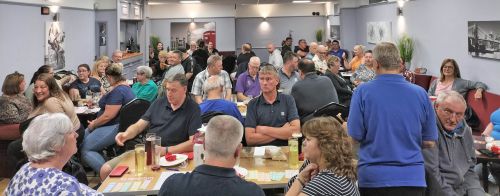 Quiz Night contestants at the start of the July 2023 event.