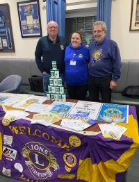 Lions Information stand at Farnborough Rugby Club