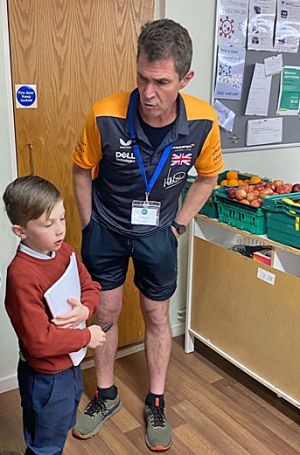 CGH Director Steve Baxerdale gives Hector a VIP guided tour. CGH Director Steve Baxerdale gives Hector a VIP guided tour.