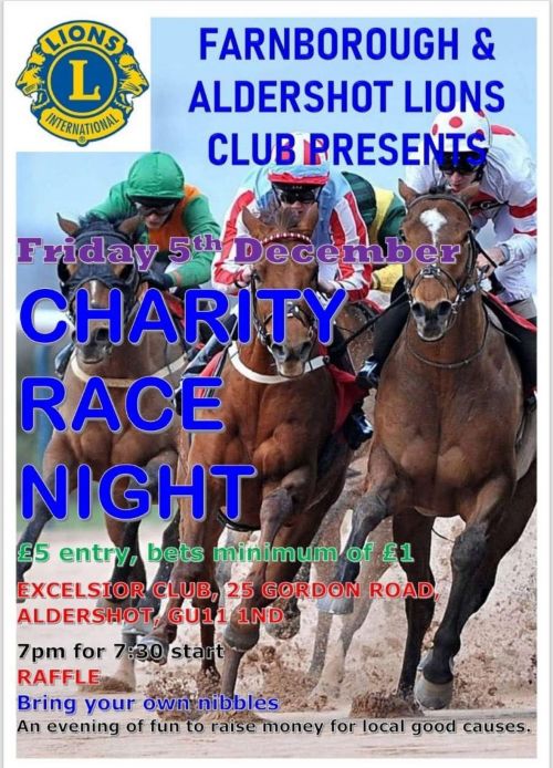 Lions Race Night Dec 2025 Lions Race Night Dec 2025