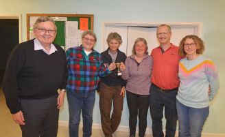 The victorious Vikings as overall winners of the October Quiz Night