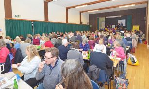 The 24 teams enjoying an evening of quiz fun