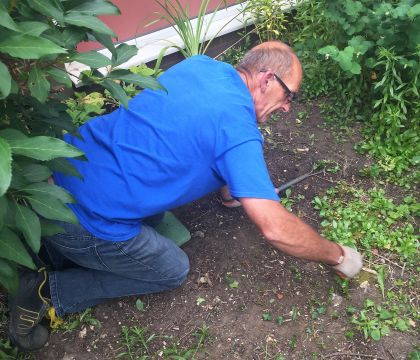 Gardening at Ticehurst Care Home 2016